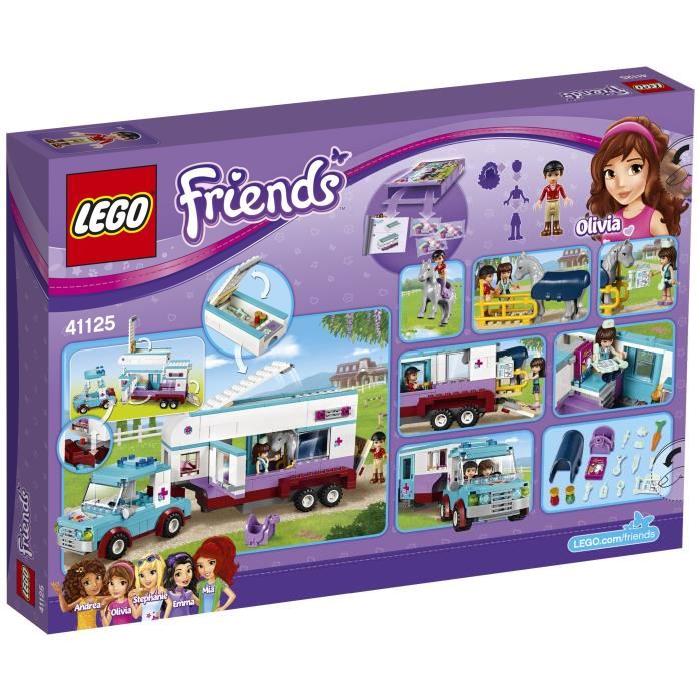 LEGO Friends 41125 La Remorque a Chevaux du Vétérinaire