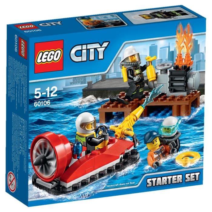 LEGO City 60106 Ensemble De Démarrage Pompiers