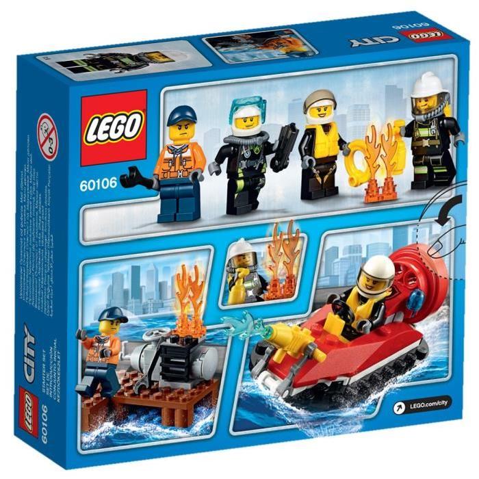 LEGO City 60106 Ensemble De Démarrage Pompiers