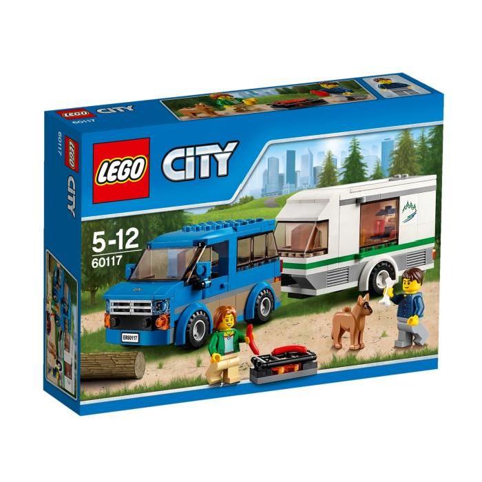 LEGO City 60117 La Camionnette et sa Caravane