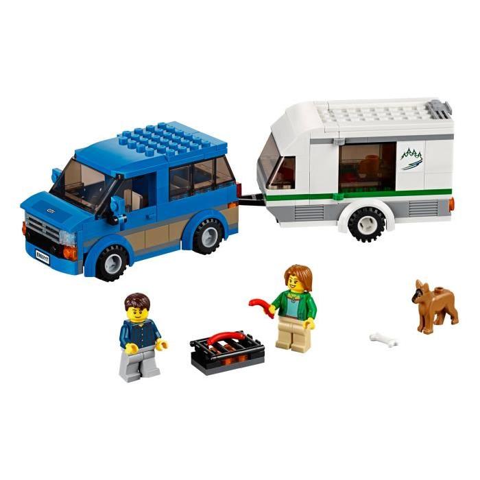 LEGO City 60117 La Camionnette et sa Caravane