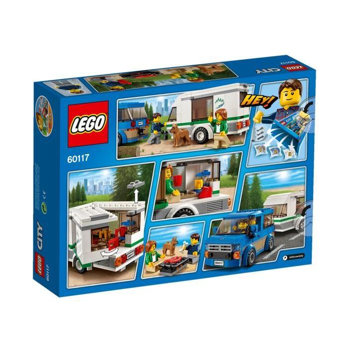 LEGO City 60117 La Camionnette et sa Caravane