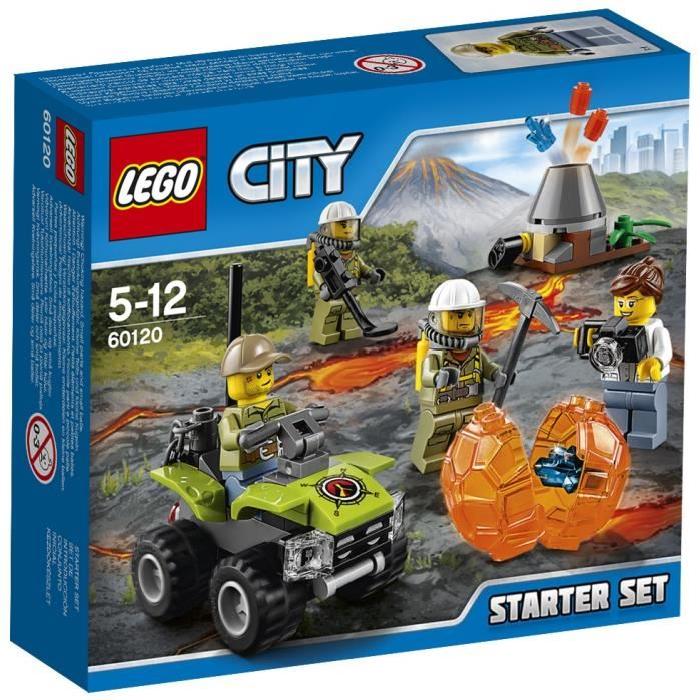 LEGO City 60120 Ensemble de Démarrage du Volcan