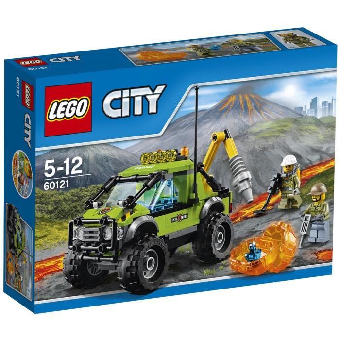 LEGO City 60121 Le Camion d'Exploration du Volcan