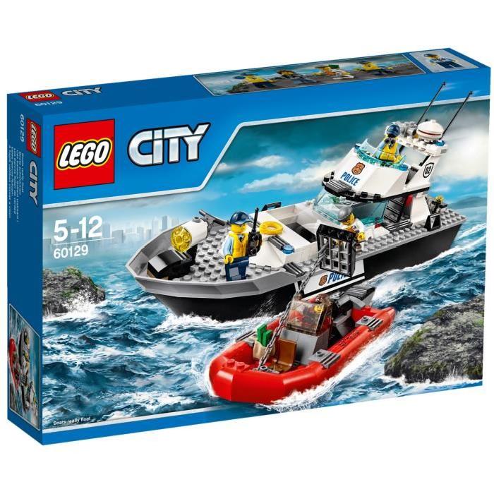 LEGO City 60129 Le Bateau de Patrouille de La Police