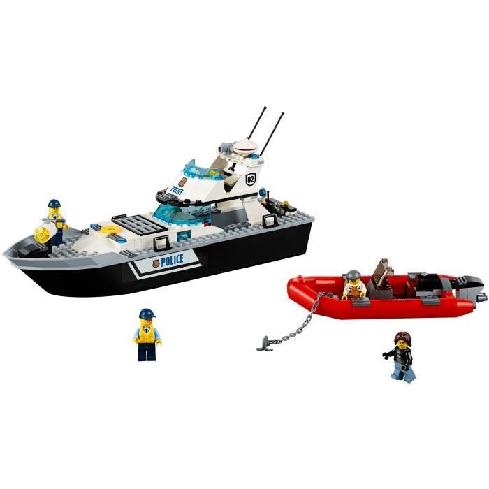 LEGO City 60129 Le Bateau de Patrouille de La Police