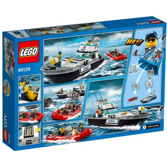 LEGO City 60129 Le Bateau de Patrouille de La Police