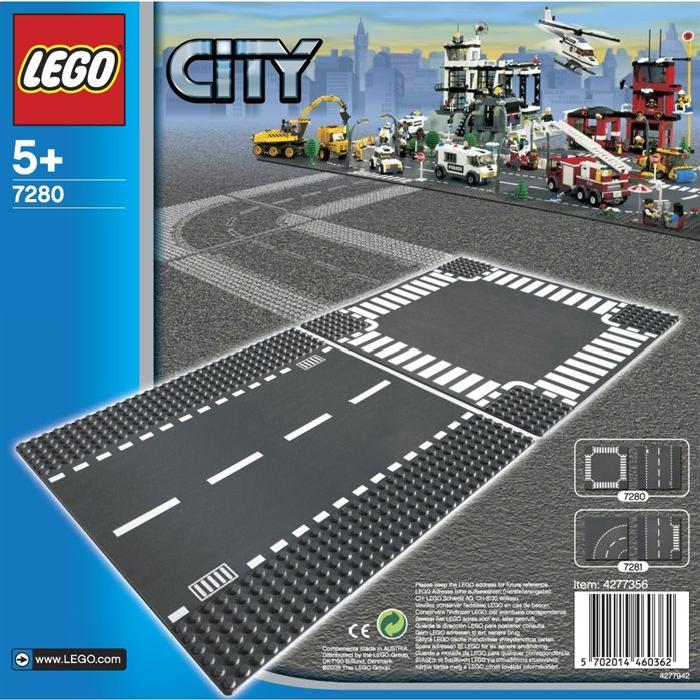 LEGO City 7280 Route droite et Carrefour