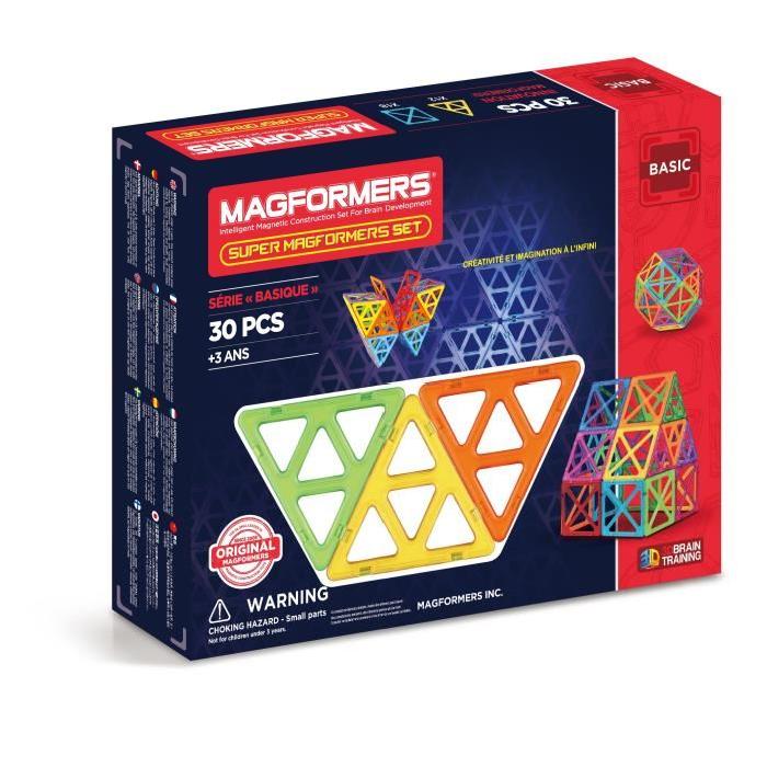 SUPER MAGFORMERS Jeux de construction 30 pieces