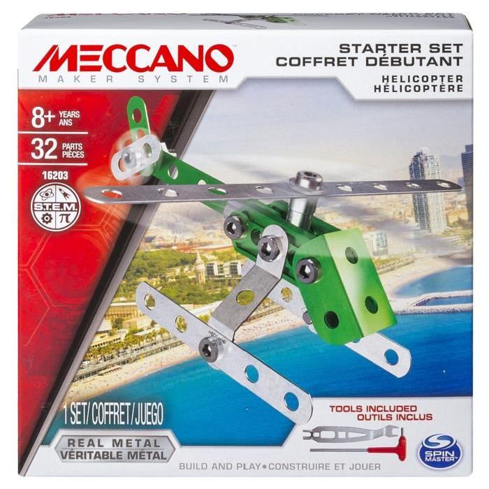 MECCANO Coffret Débutant Meccano Hélicopter