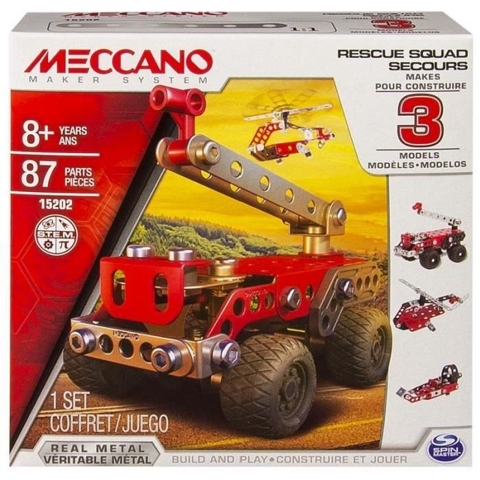 MECCANO Secours - 3 Modeles