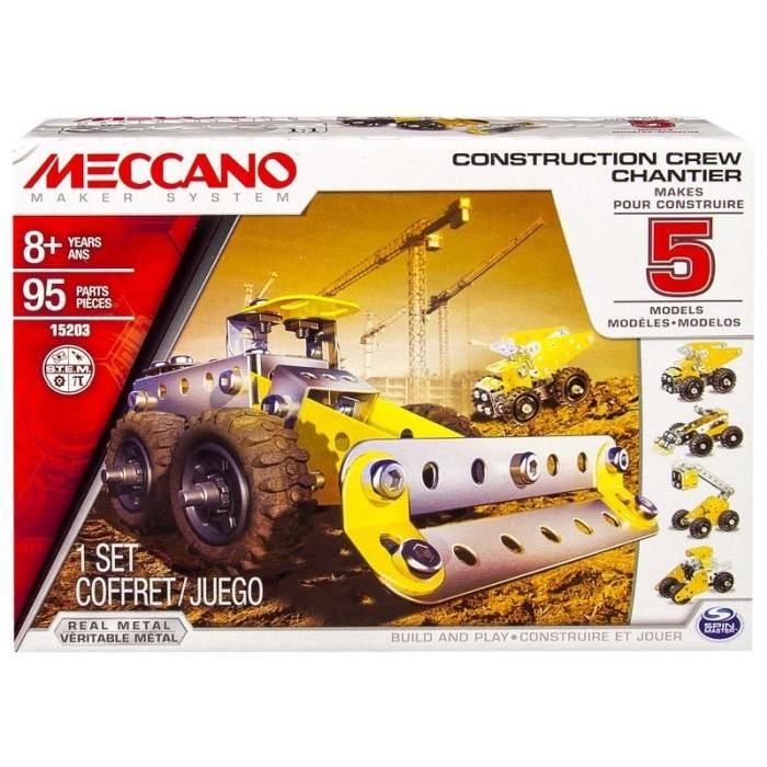 MECCANO Chantier, 5 Modeles Meccano