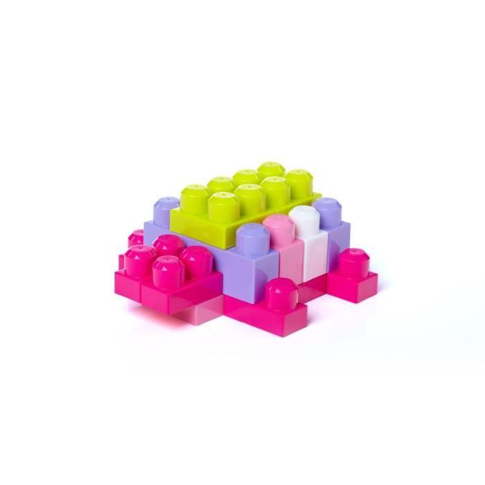 MEGABLOKS First Builders - Sac rose 80 briques