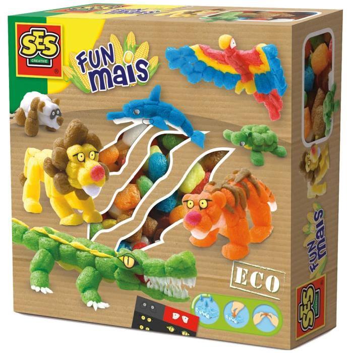 SES CREATIVE Jeu de création Funmais- Animaux sauvages