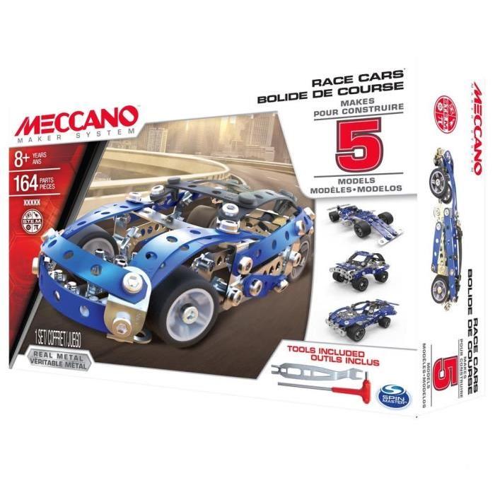 MECCANO Course Automobile - 5 Modeles