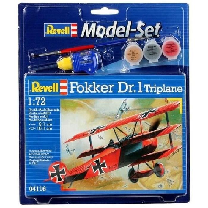 REVELL Model-Set Fokker DR. 1 Triplan - Maquette