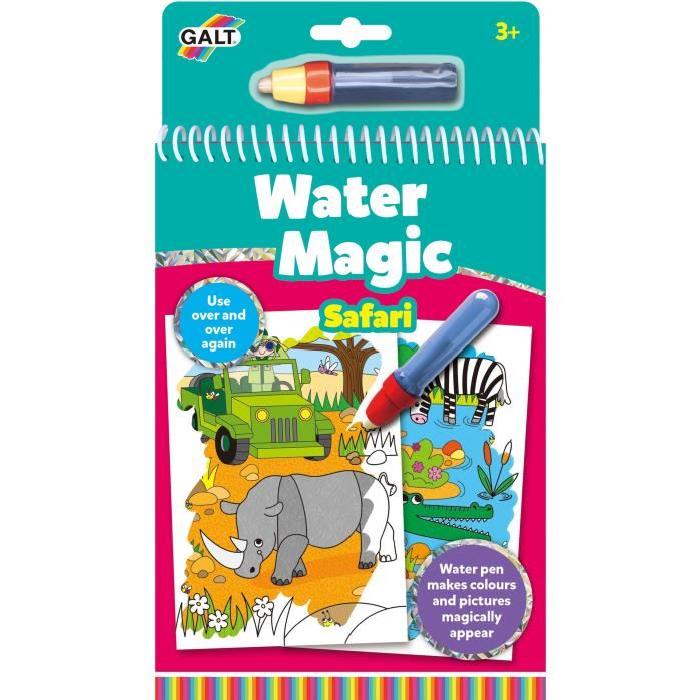 GALT Carnets de dessins Stylo magique - Water Magic Safari