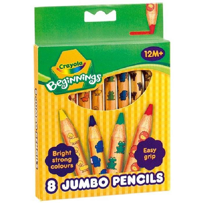 Crayola 8 "Maxi" crayons de couleur
