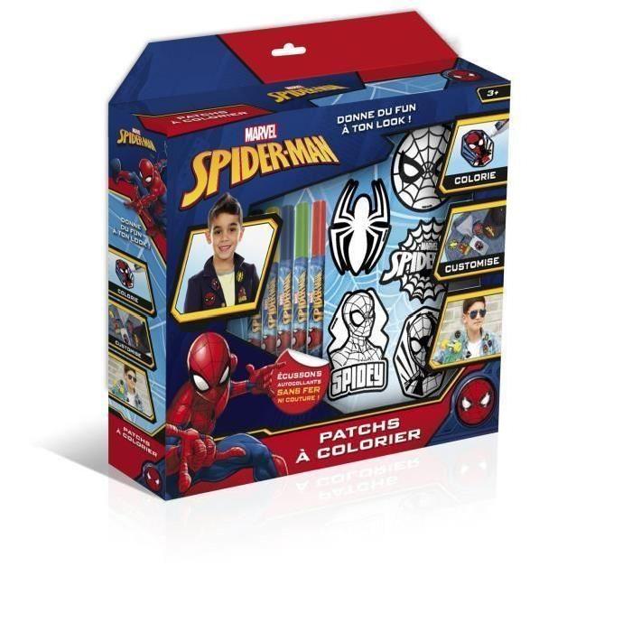 Cahier De Dessin Spiderman Livre De Coloriage Stickers Regle Pochoir à Prix  Carrefour