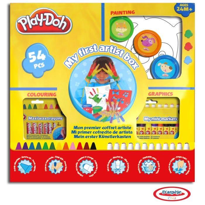 PLAY DOH - Coffret d'activité - Peinture et coloriage