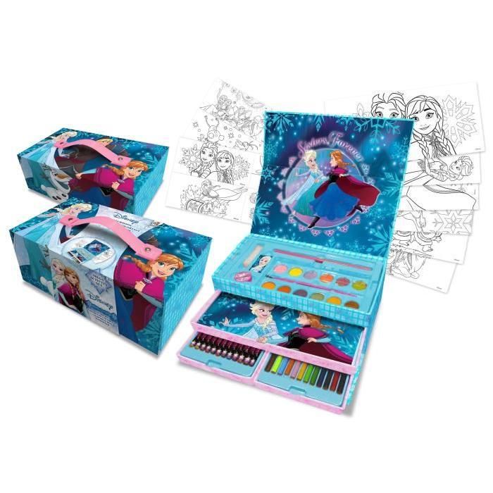 LA REINE DES NEIGES Coffret De Coloriage a Tiroirs Deluxe Gift Box