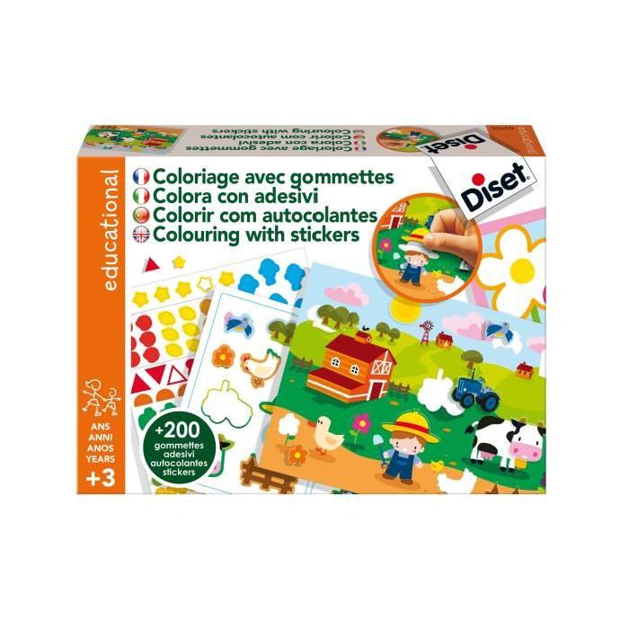 DISET - Coloriage avec Gommettes