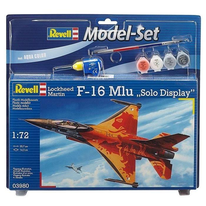 REVELL Model-Set F-16 Mlu"Solo Display" - Maquette