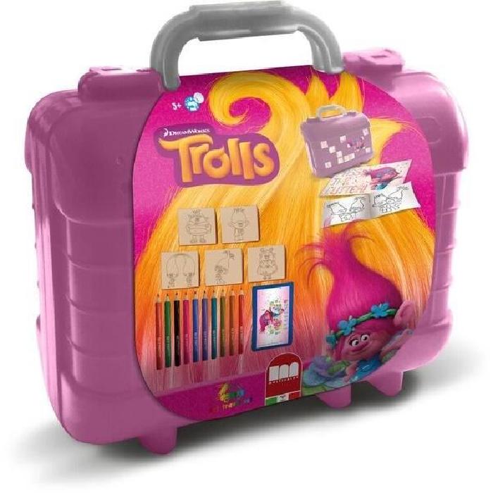 TROLLS Set de Voyage - Malette de Dessin