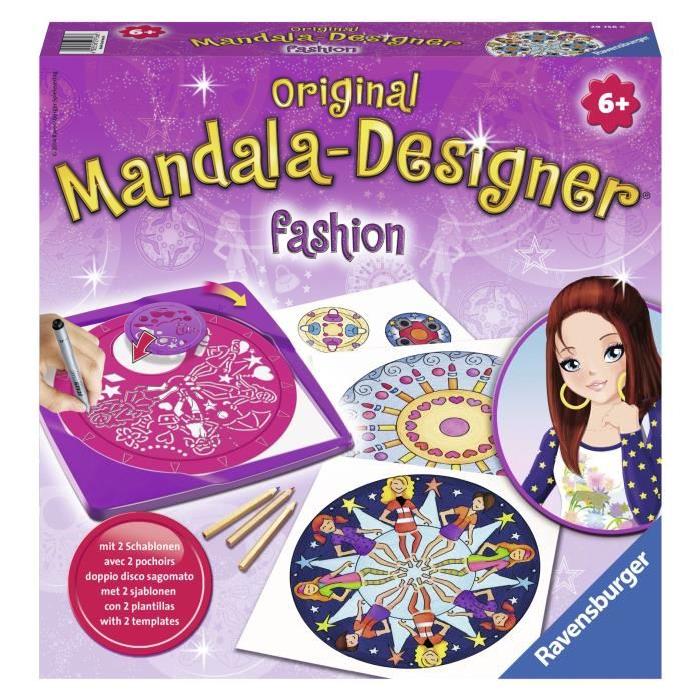 RAVENSBURGER Mandala Designer Fashion Style 2 en 1