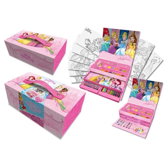 DISNEY PRINCESSES Coffret De Coloriage a Tiroirs Deluxe Gift Box