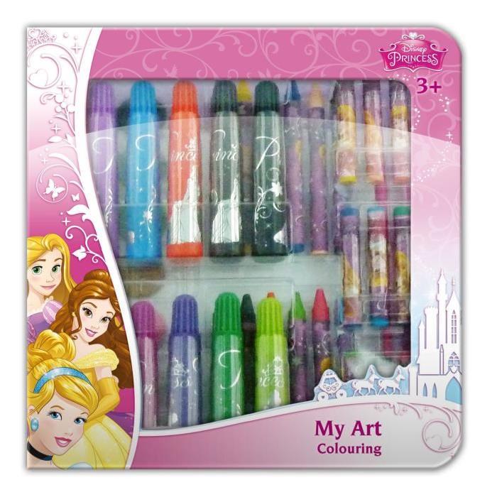 DISNEY PRINCESSES Malette De Coloriage Transparente "My Art"