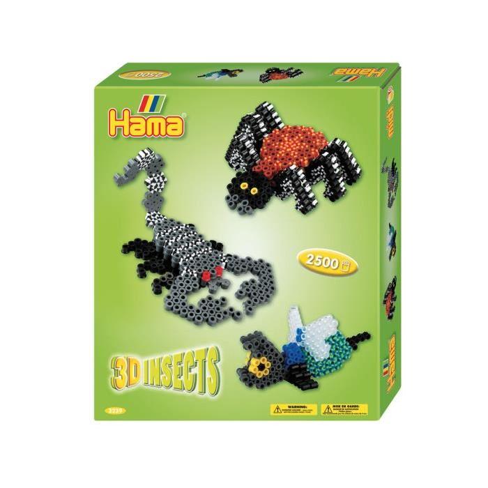 HAMA Boîte de perles moyennes "3D Insects"