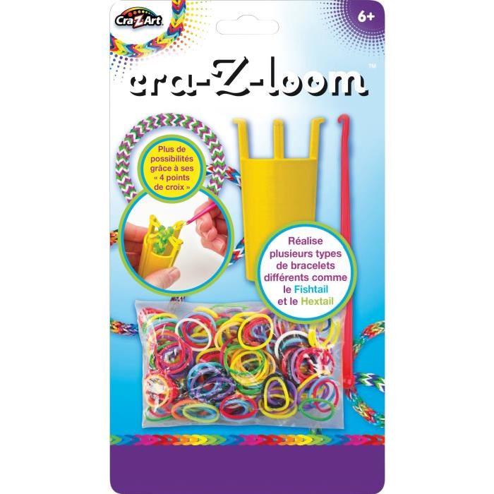 CRAZART Kit De Loisirs Créatifs - Mini Loom 4 Points De Croix