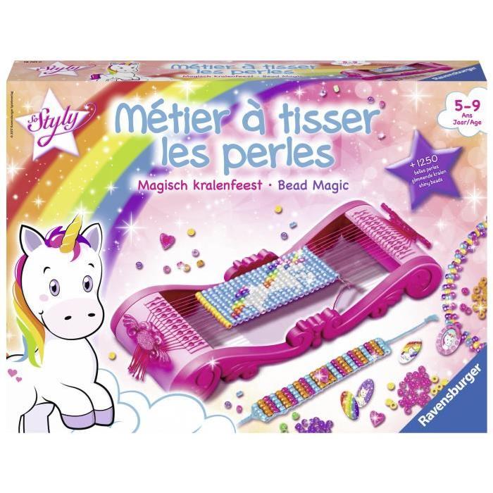 RAVENSBURGER SO STYLT Métier a Tisser les Perles Licorne