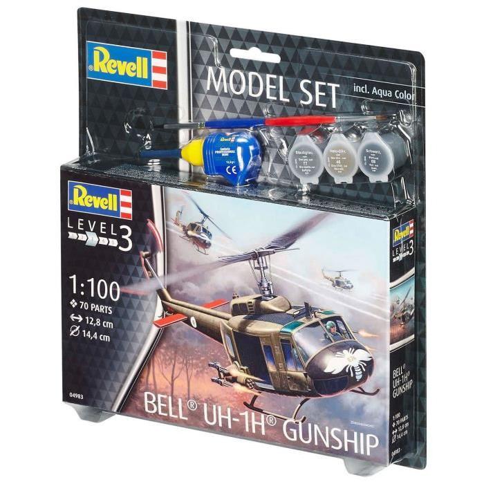REVELL Model-Set Bell UH-1H Gunship - Maquette