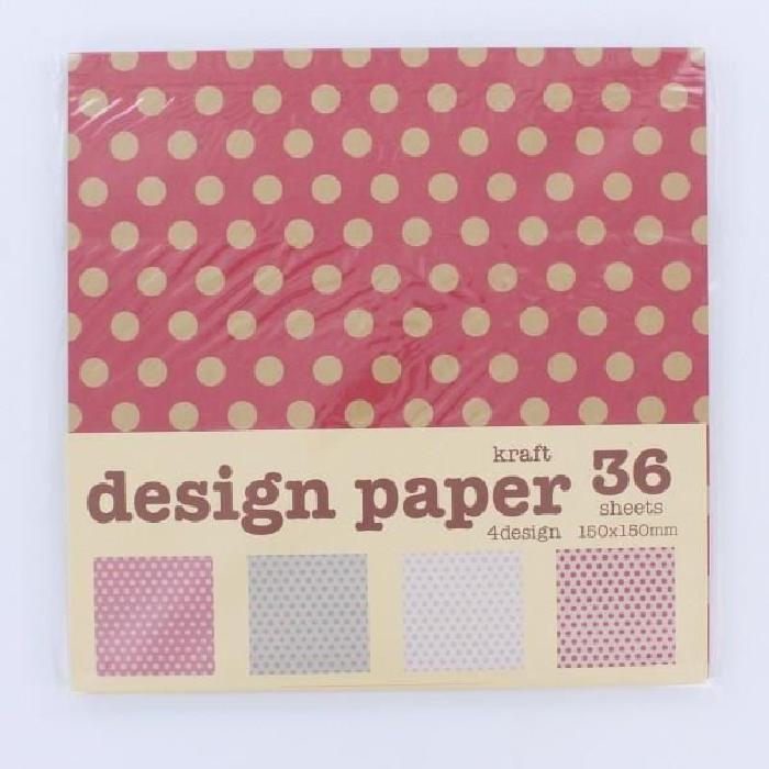 LA FOURMI Papier Origami - Pop - 48 Pieces