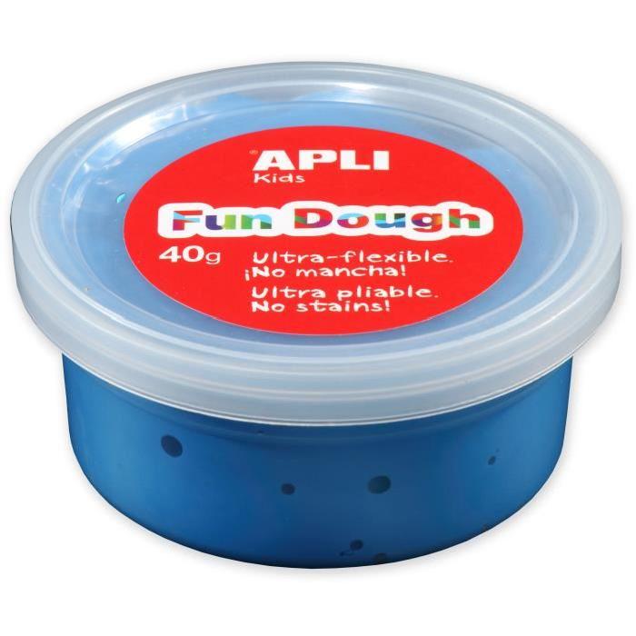 APLI Pâte a modeler Fun Dough - 40 g - Bleu