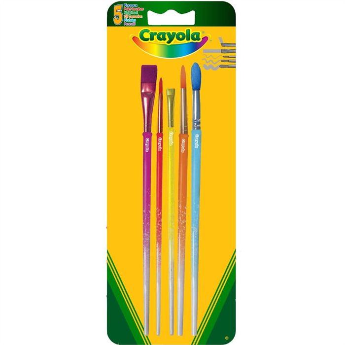 Crayola 5 pinceaux assortis