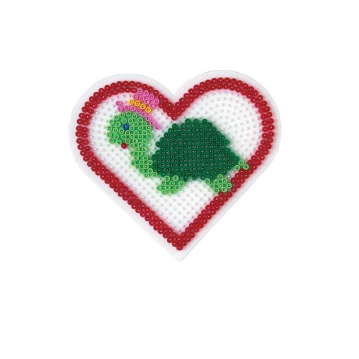 HAMA Plaque coeur pour perles moyennes