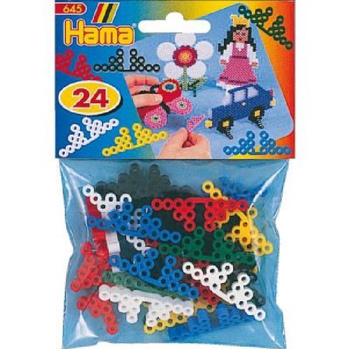 HAMA 24 supports pour motifs réalisés de perles moyennes