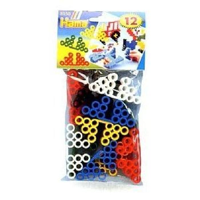 HAMA Sachet de 12 supports pour motifs réalisés de perles Maxi