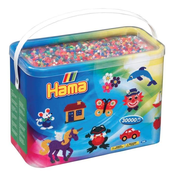 HAMA Baril 30 000 Perles Mixte 48 Couleurs