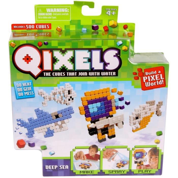 QIXELS Mini Kit 4 Créations Monde Marin