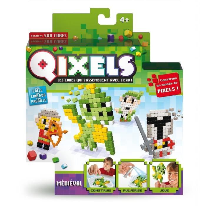 QIXELS Mini Kit 4 Créations Theme Médiéval