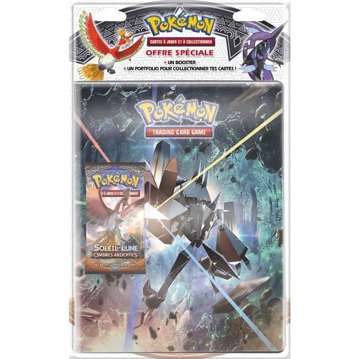 POKEMON Pack cahier range-cartes+Booster Pokémon SL03