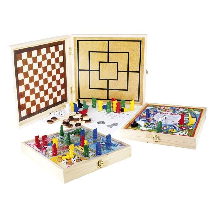 CARTAMUNDI Coffret Bois 100 Jeux