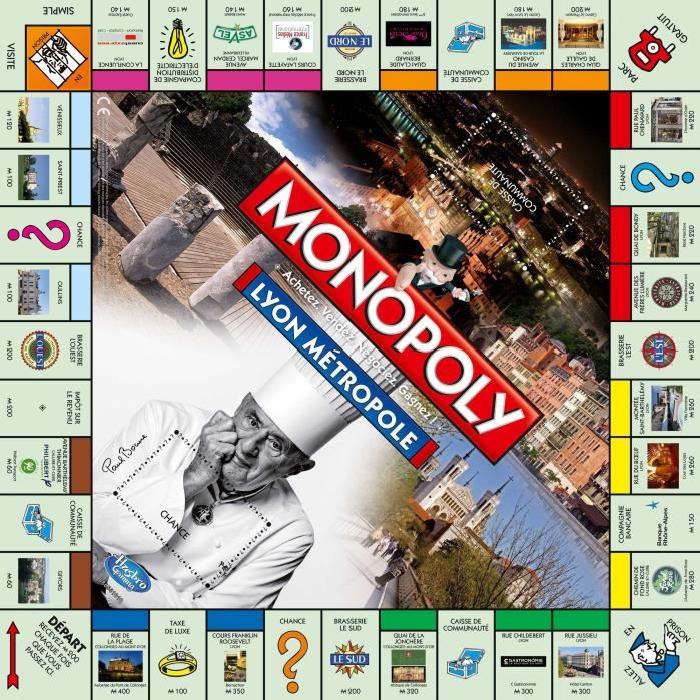 WINNING MOVES Monopoly Lyon Métropole 2015