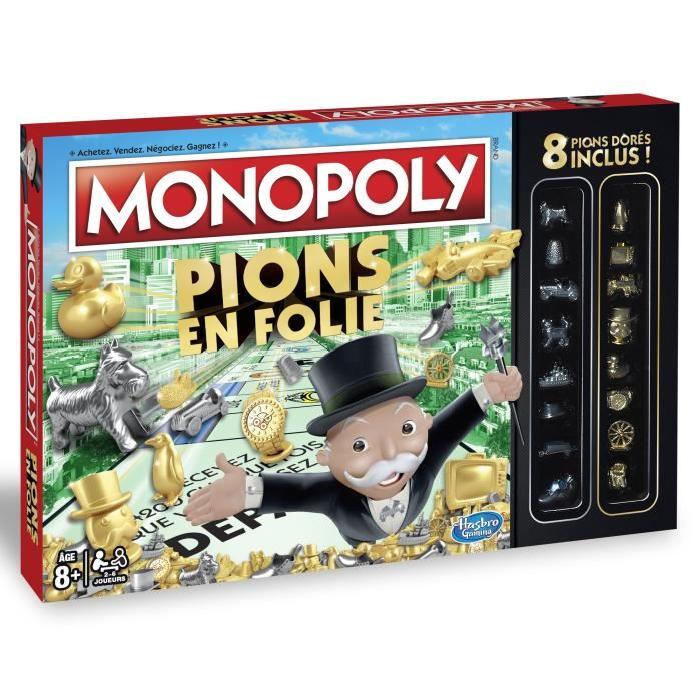 MONOPOLY Pions en Folie - 100 pions en or a gagner !