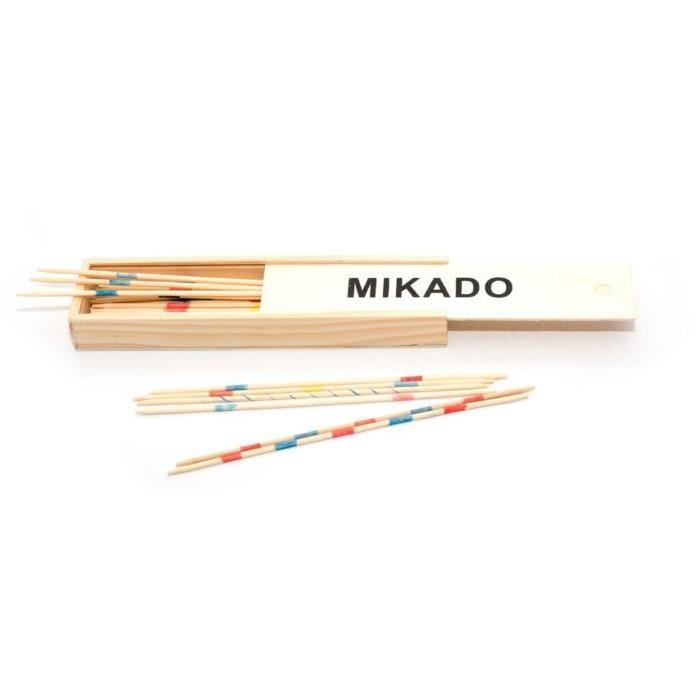 L'ARBRE A JOUER Mikado en bois 18 cm - Plumier en bois