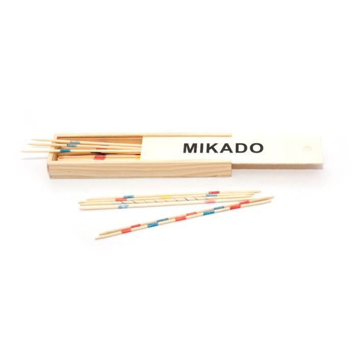 L'ARBRE A JOUER Mikado en bois 25 cm - Plumier en bois